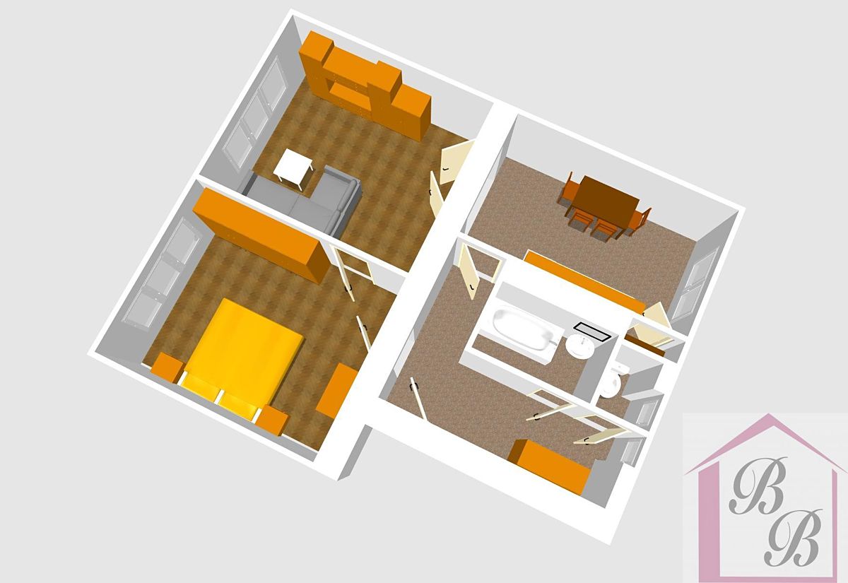 Pronájem bytu 2+1 49 m² – fotografie 4