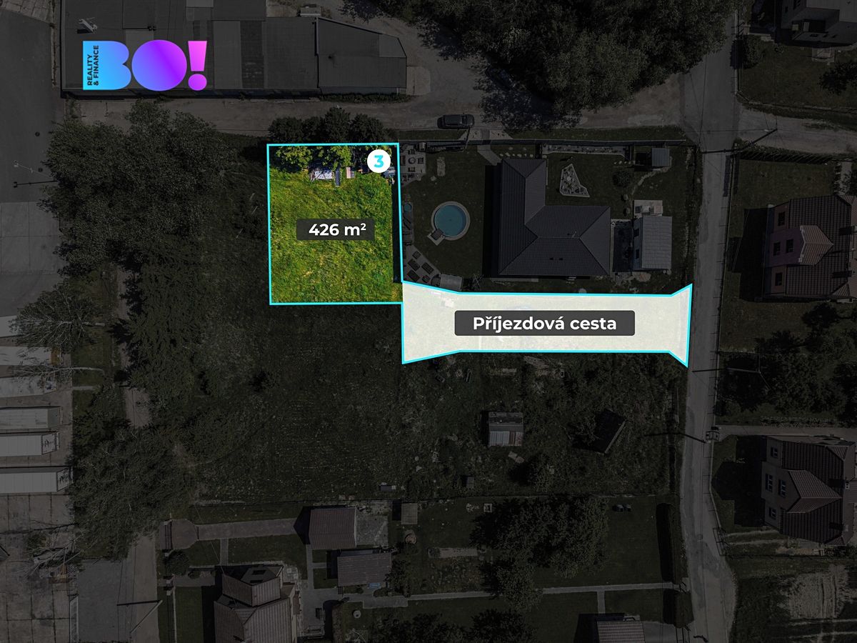 Prodej stavebního pozemku 426 m² – fotografie 3