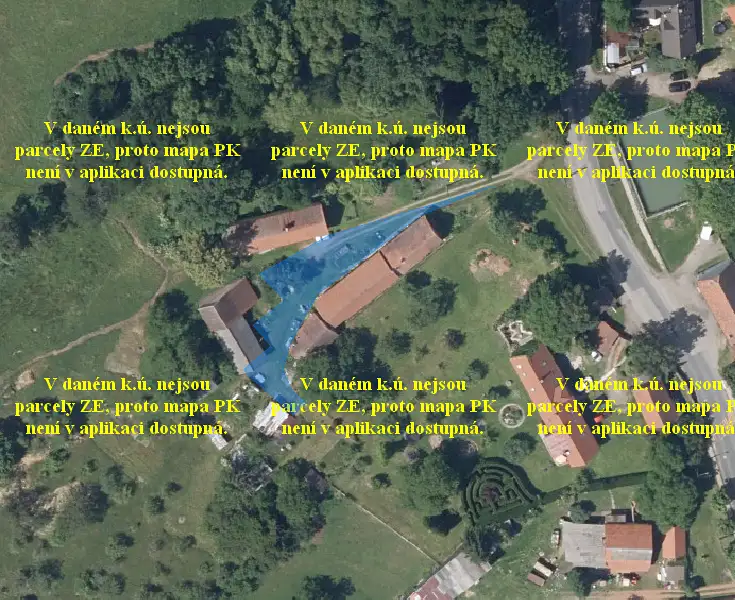 Dražba zahrady 111 m², Ondřejov – náhled fotky 3