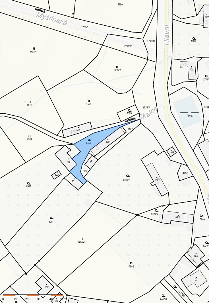 Dražba zahrady 111 m², Ondřejov – fotka 1 z 3