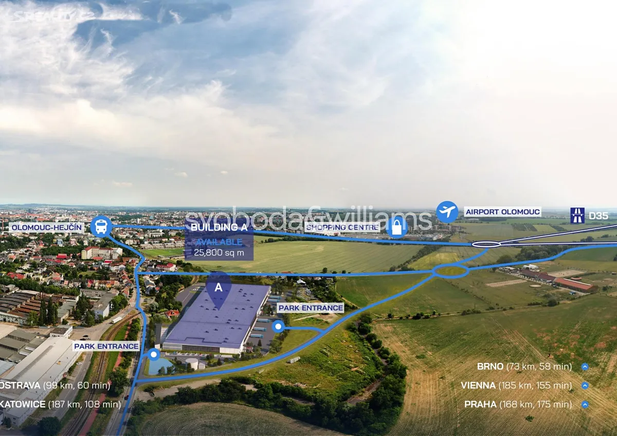 Pronájem skladového prostoru 7064 m² – pohled 3