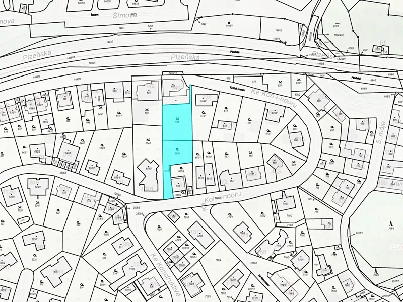 Prodej stavebního pozemku 1463 m², Praha – náhled fotky 1
