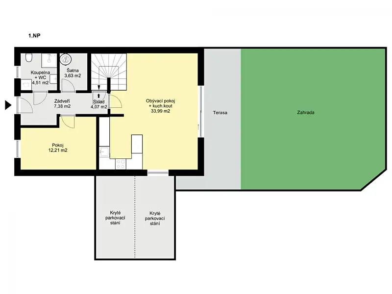 Prodej rodinného domu 131 m², pozemek 105 m², Poděbrady – náhled fotky 2