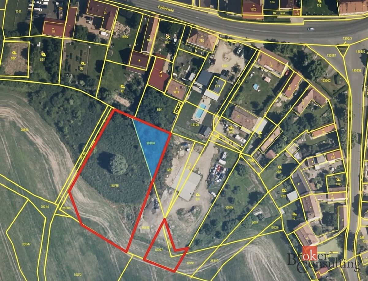Prodej stavebního pozemku 4536 m² – fotografie 3