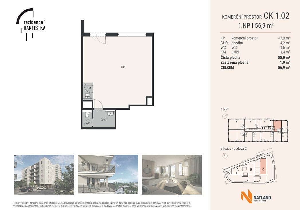 Prodej obchodního prostoru 55 m² – fotografie 4