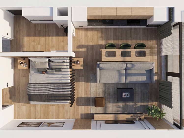 Квартира 1+kk на продаж, 50 м² (4 з 13)