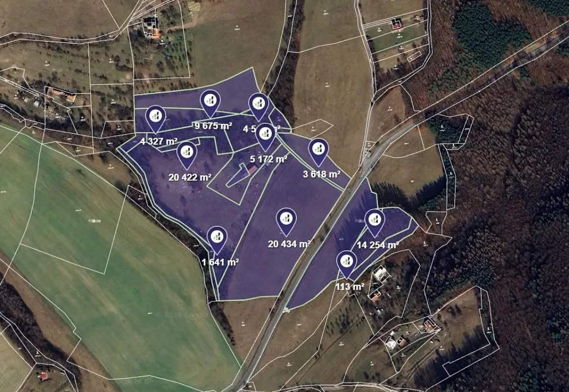 Prodej stavebního pozemku 74531 m²