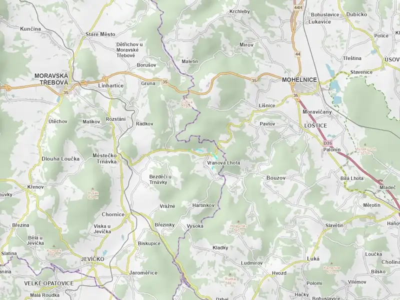 Prodej louky 24465 m², Vranová Lhota – náhled fotky 3