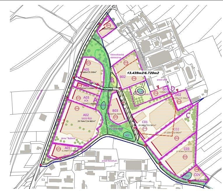 Prodej komerčního pozemku 14343 m² – fotografie 4