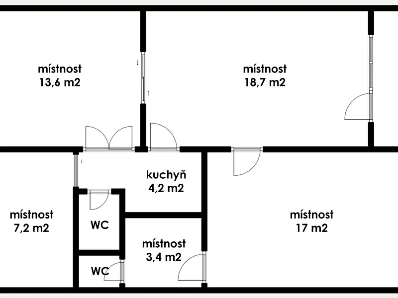 Pronájem kanceláře 68 m², Most – náhled fotky 3