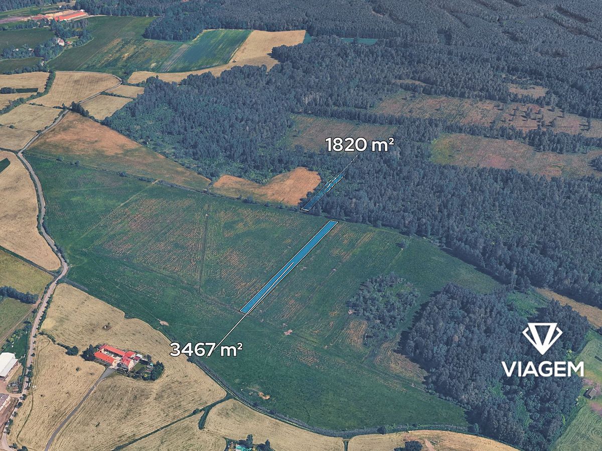 Prodej pole 5287 m², Borkovice – fotka 1 z 3