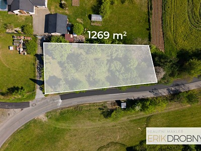 Prodej  stavebního pozemku 1 269 m²