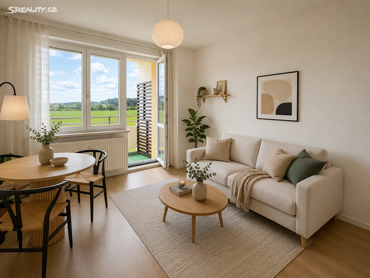 Prodej bytu 1+1 43 m² – pohled 2