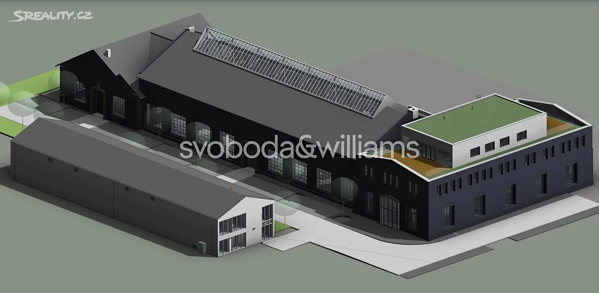 Pronájem skladového prostoru 615 m², Železniční