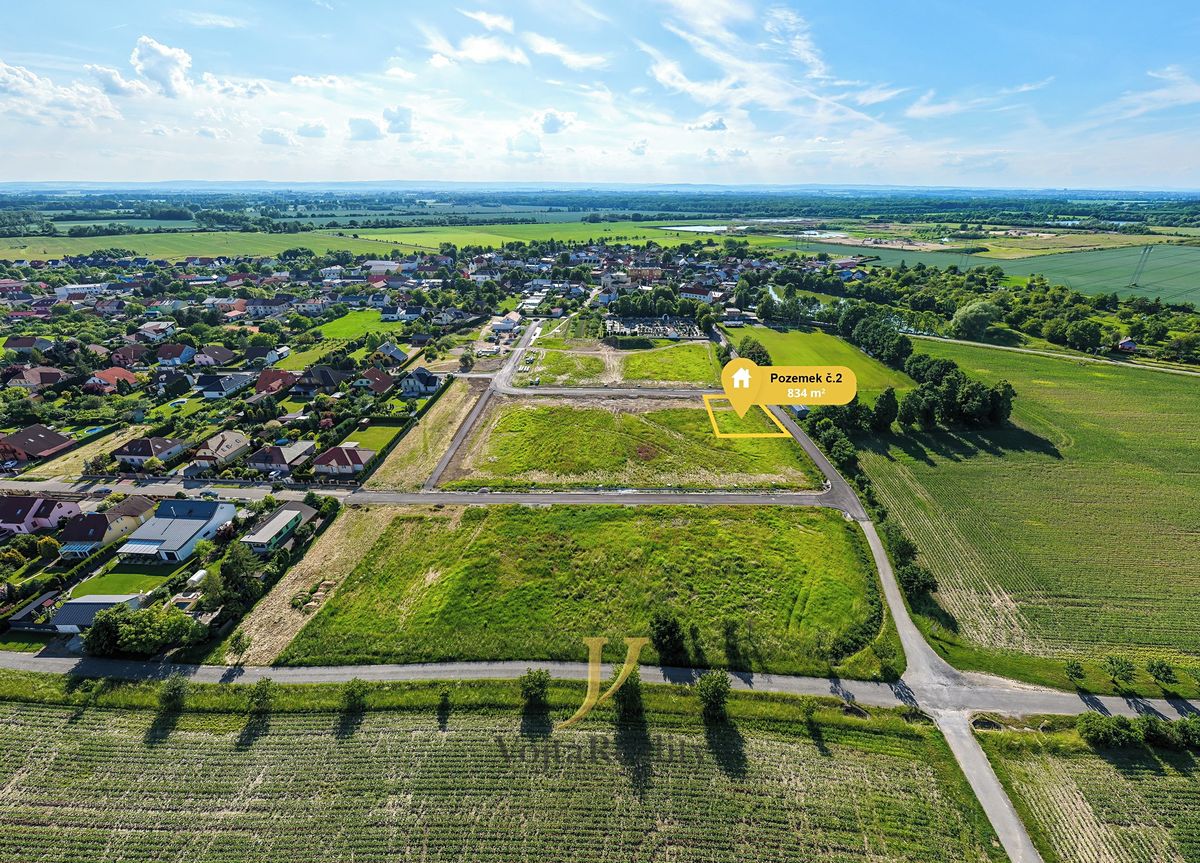 Prodej stavebního pozemku 834 m²