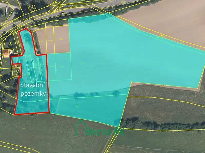 Prodej stavebního pozemku 21422 m², Nečín – náhled fotky 3
