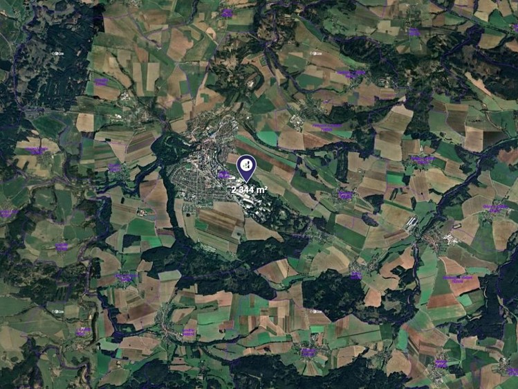 Prodej pozemku, 1 172 m² (2 z 3)