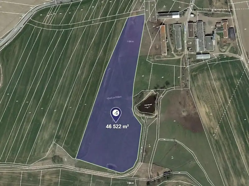 Prodej louky 46522 m², Zvěrotice – náhled fotky 1