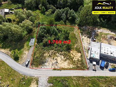 Prodej stavebního pozemku 1769 m²