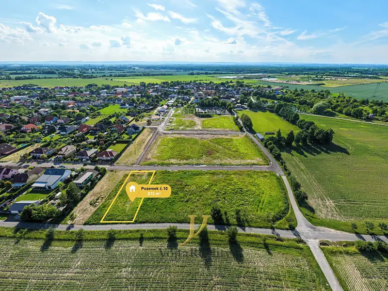 Prodej stavebního pozemku 872 m², Majetín – náhled fotky 1