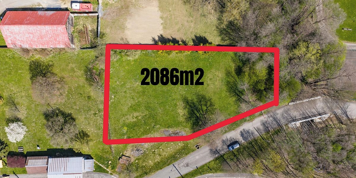 Prodej stavebního pozemku 2086 m²