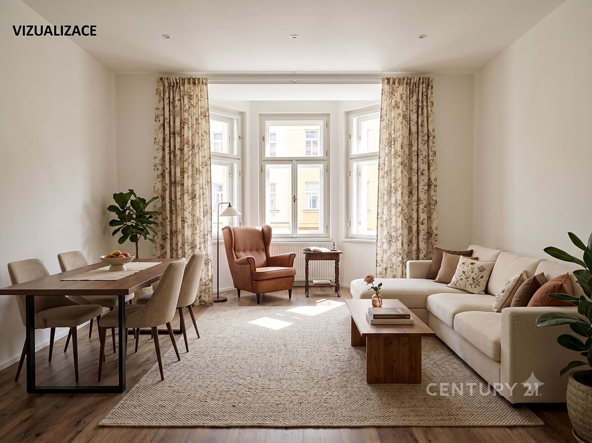 Pronájem bytu 2+1 54 m²