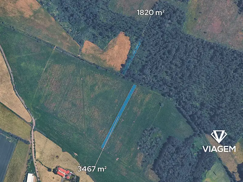 Prodej pole 5287 m², Borkovice – náhled fotky 2