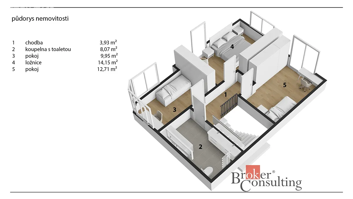 Pronájem rodinného domu 102 m², pozemek 179 m² – pohled 5