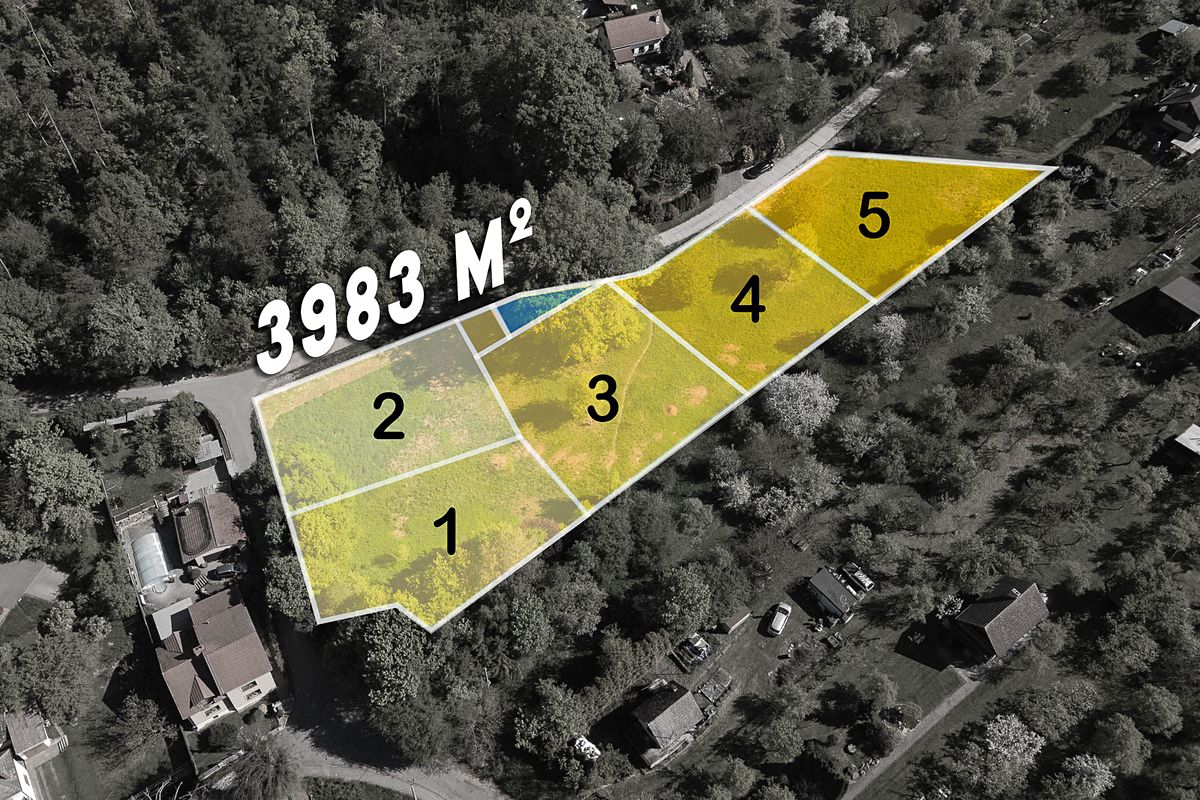Prodej stavebního pozemku 3983 m² – fotografie 3