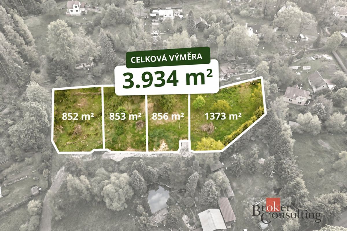 Prodej stavebního pozemku 3934 m², Smolné Pece – fotka 1 z 3