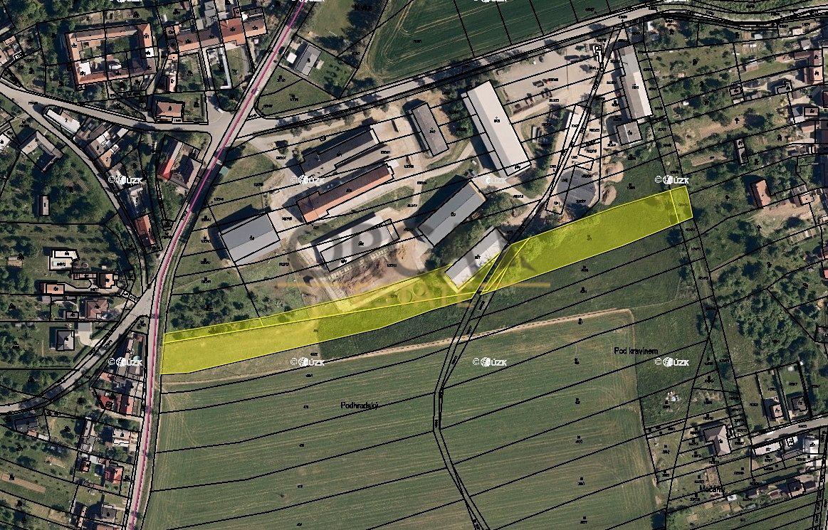 Prodej pole 9545 m²