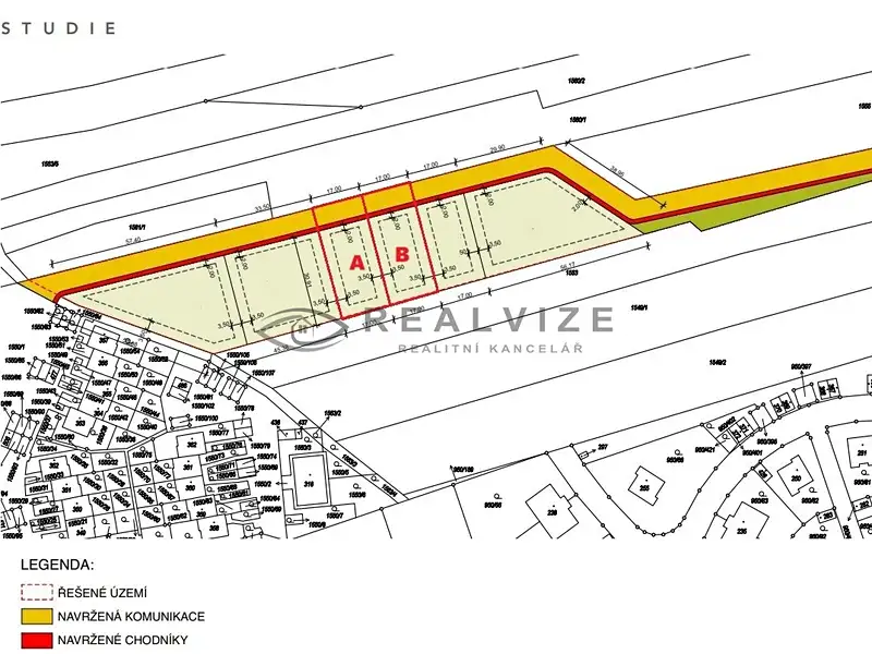 Prodej stavebního pozemku 655 m², Dolní Třebonín – náhled fotky 1