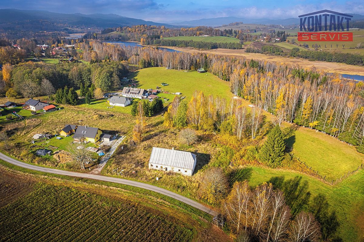 Prodej stavebního pozemku 7051 m², Nová Pec – fotka 1 z 3