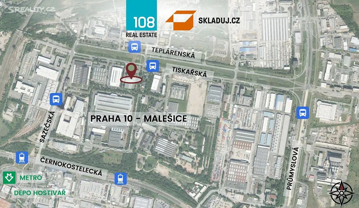 Pronájem skladového prostoru 1100 m² – pohled 6