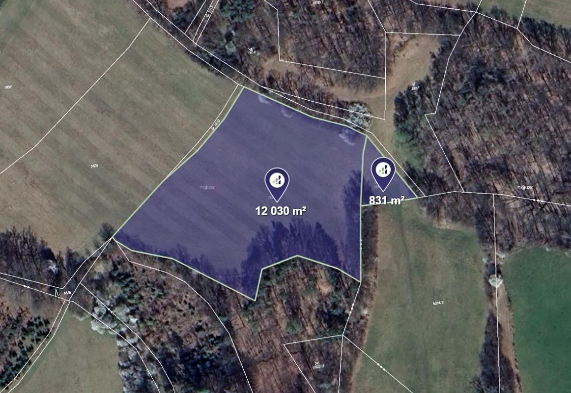 Prodej pole 12861 m²