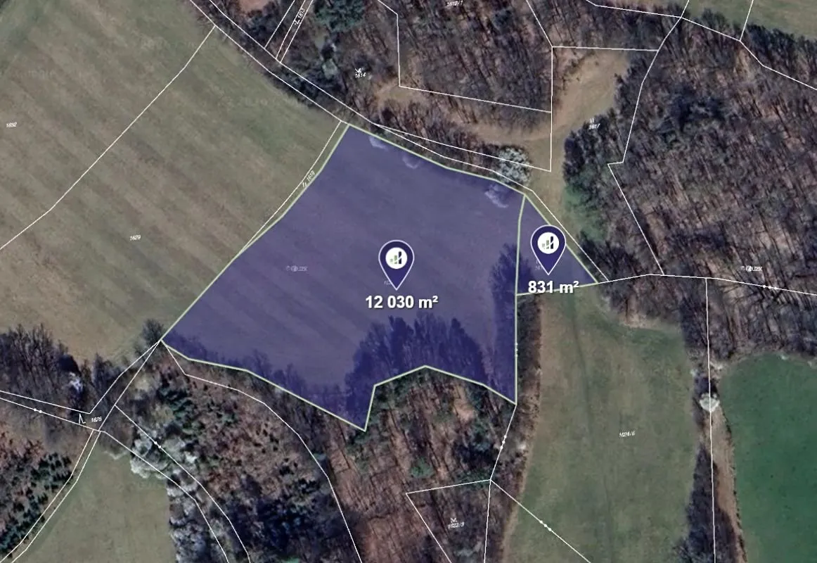 Prodej pole 12861 m²