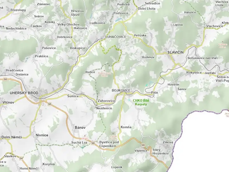 Prodej stavebního pozemku 6818 m², Bojkovice – náhled fotky 3