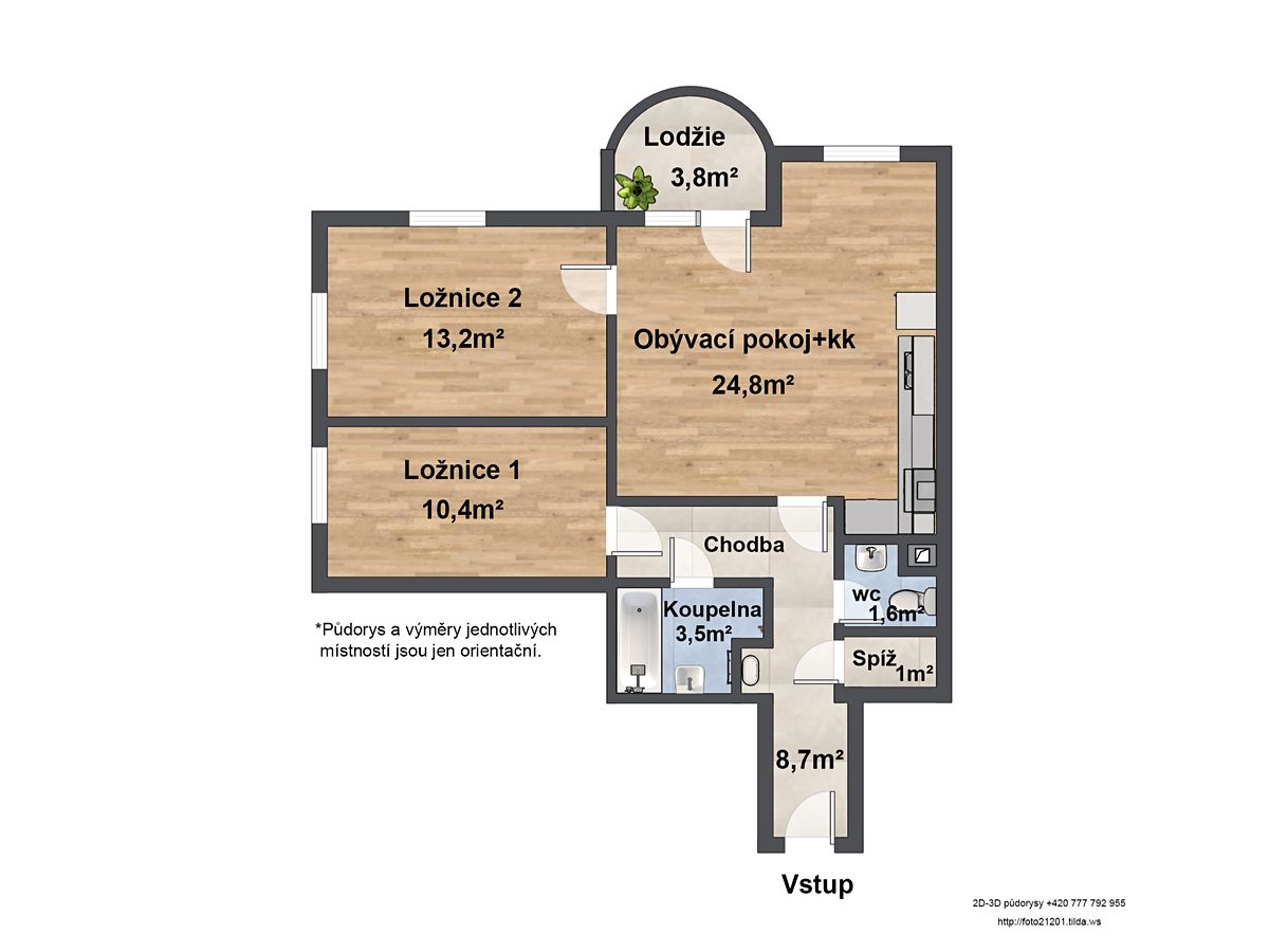 Prodej bytu 3+kk 61 m² – fotografie 4