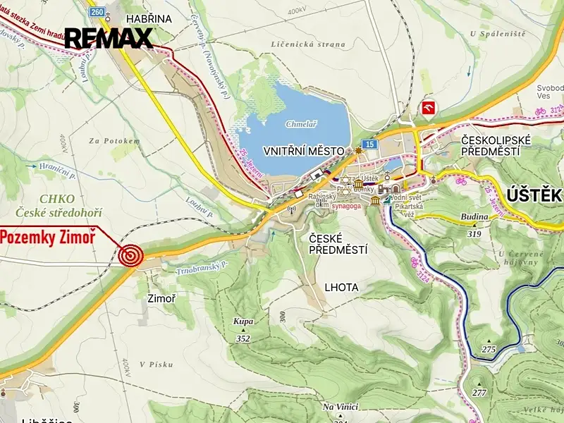 Prodej stavebního pozemku 831 m², Liběšice – náhled fotky 3