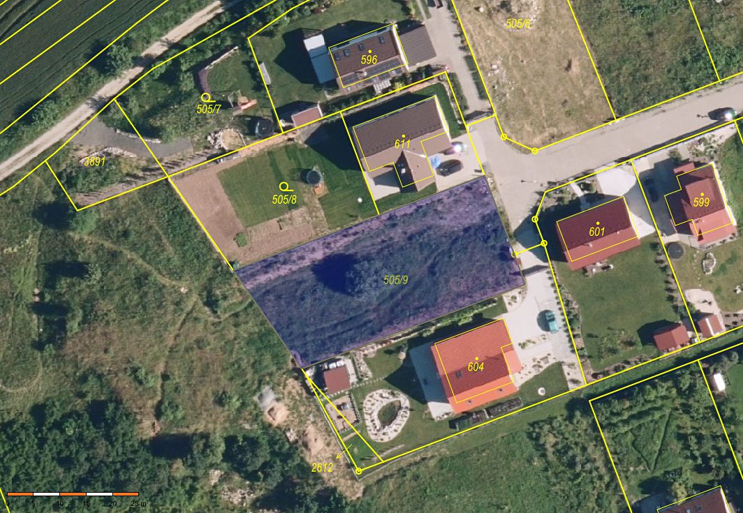 Prodej stavebního pozemku 1059 m²