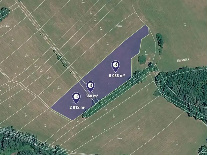 Prodej louky 9260 m², Ježovy – náhled fotky 1