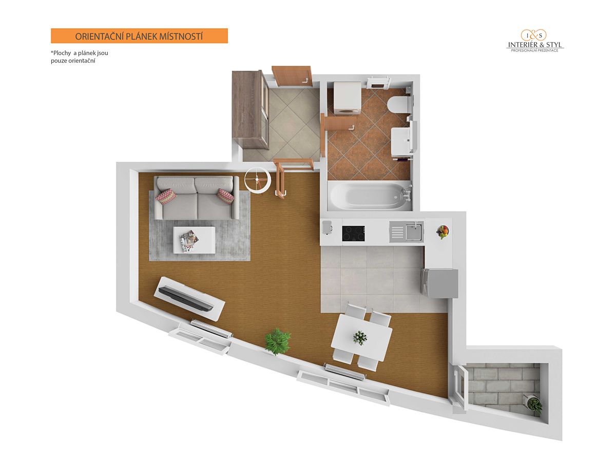 Prodej bytu 1+kk 35 m² – fotografie 4