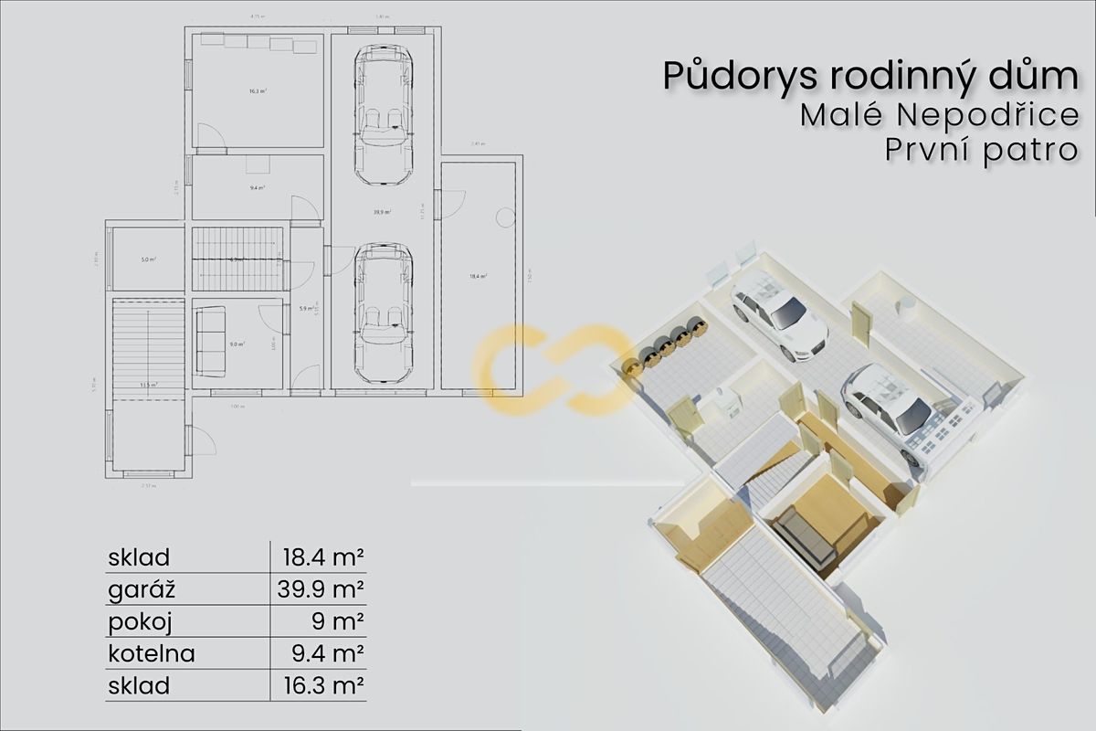 Prodej rodinného domu 288 m², pozemek 12241 m² – fotografie 5