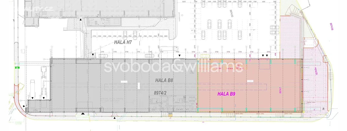 Pronájem výrobní haly, prostoru 1380 m² – pohled 6