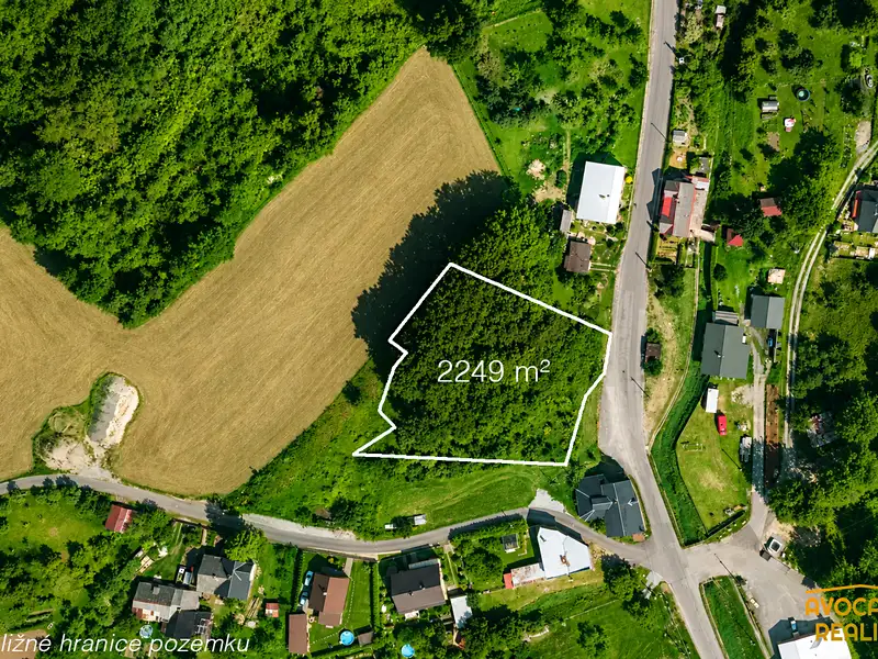 Prodej stavebního pozemku 2249 m², Velké Kunětice – náhled fotky 2