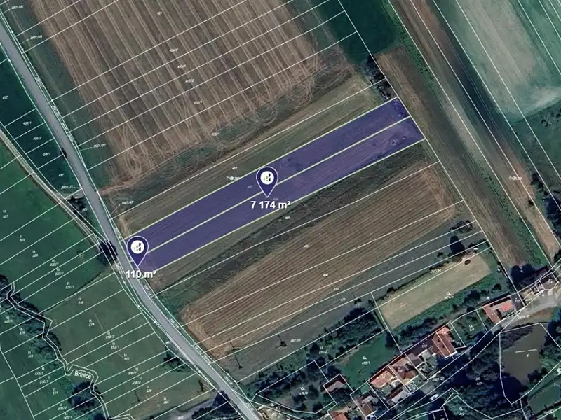 Prodej pole 7284 m², Předín – náhled fotky 1