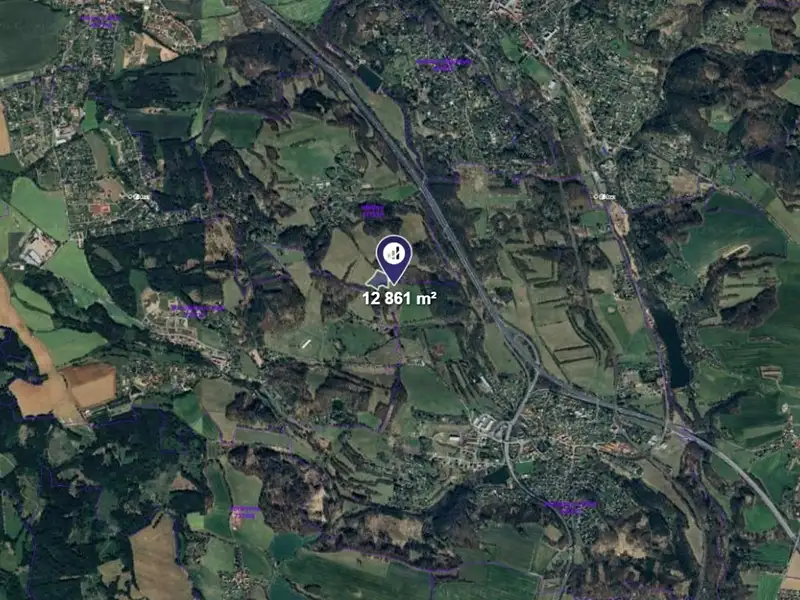 Prodej pole 12861 m², Kunice – náhled fotky 2