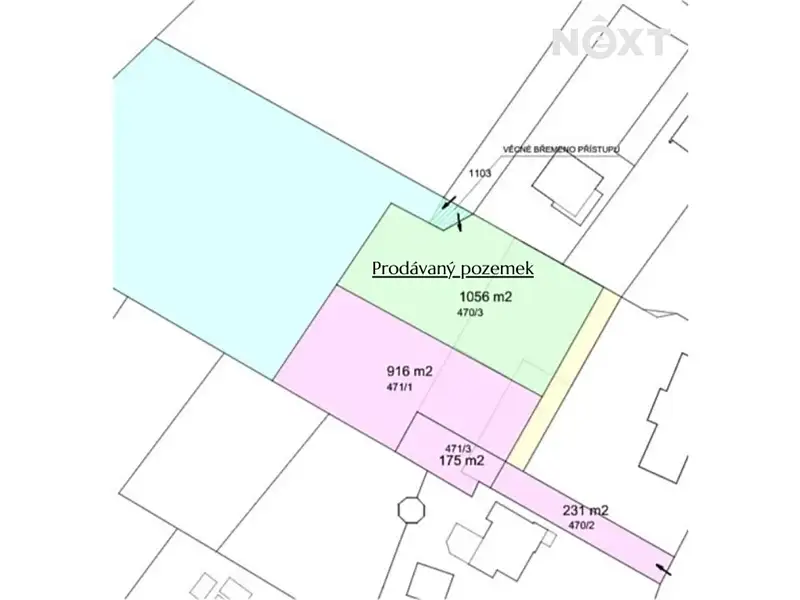 Prodej stavebního pozemku 1056 m², Vrchlabí – náhled fotky 2