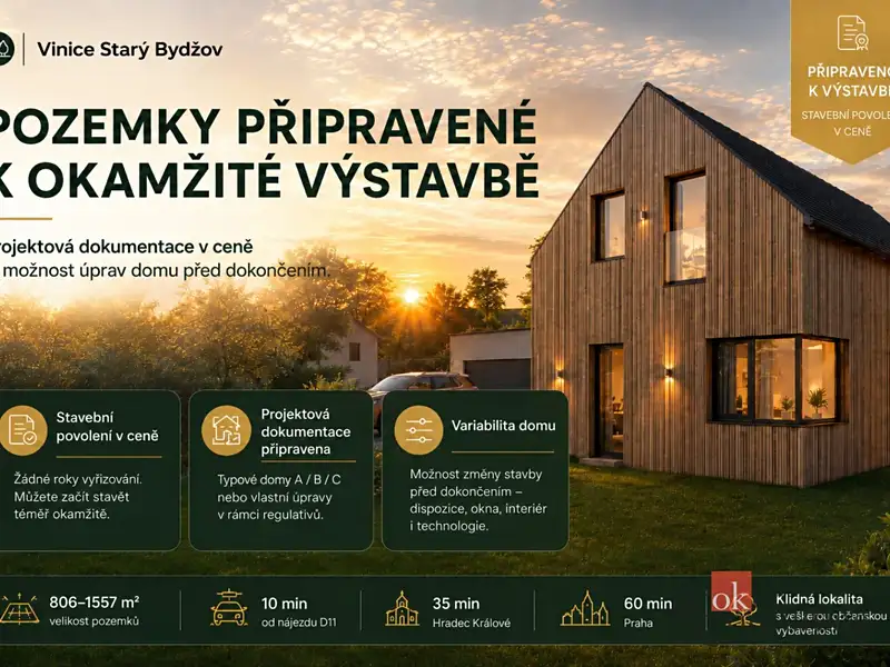 Prodej stavebního pozemku 902 m², Starý Bydžov – náhled fotky 3