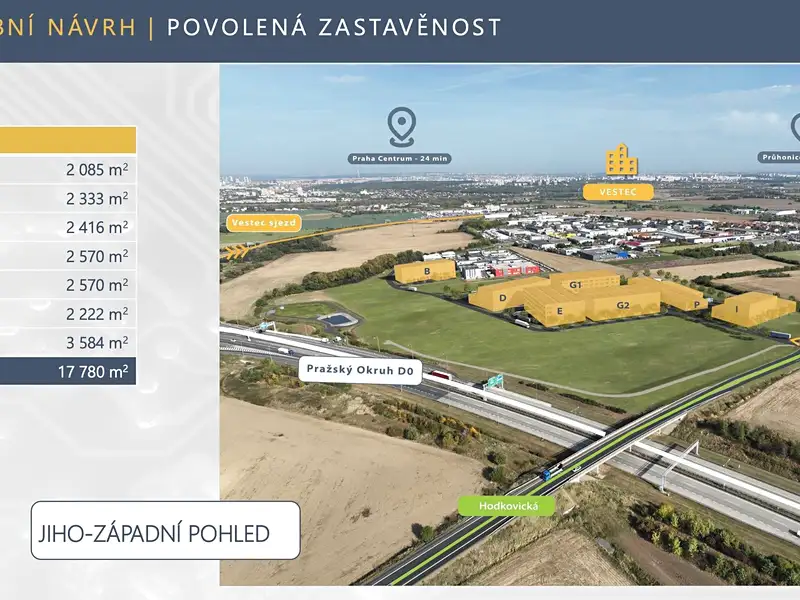 Prodej komerčního pozemku 36014 m², Vestec – náhled fotky 3